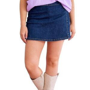 Judy Blue Joanna Denim Skort size 1XLarge in Dark Wash BNWT